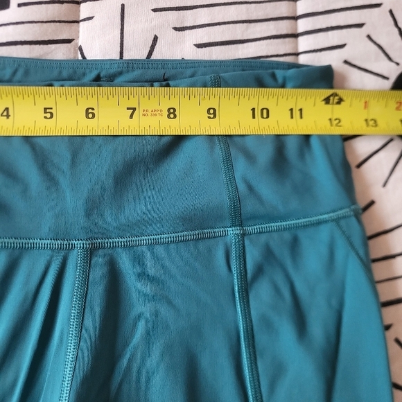 VGUC Athleta Lightening 7/8 Tight Bullard Teal Green Xsmall - Picture 12 of 16